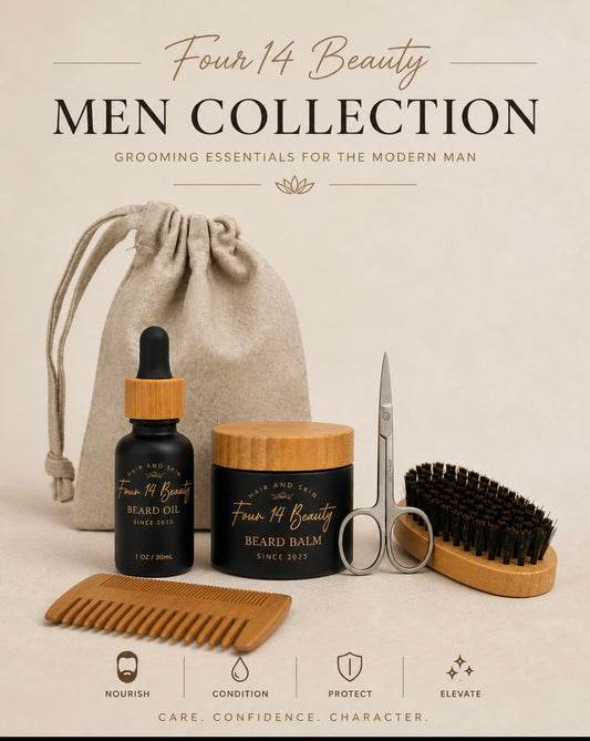 Four 14 Men Beard Collection kit
